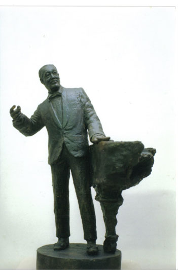Bronze Sculpture, Bronze maquette for Duke Ellington